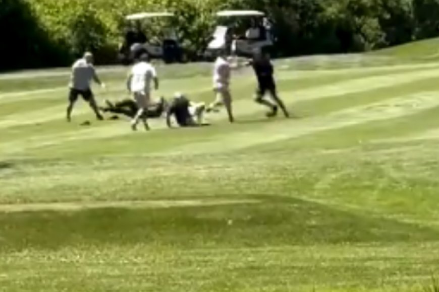 VÍDEO: partida de golfe termina em sessão de pancadaria entre jogadores